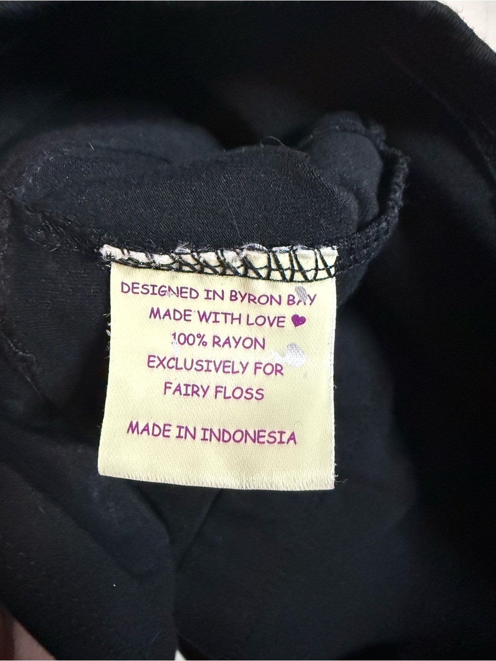 Fairy Floss Byron Bay Black Double Conch Halter Tank Woman’s Medium - Picture 10 of 11
